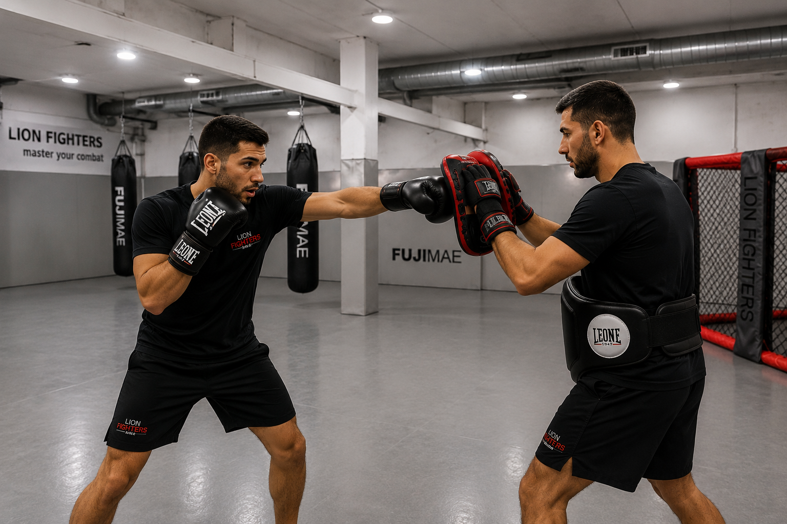 Boxeo en Cornellà en Lion Fighters
