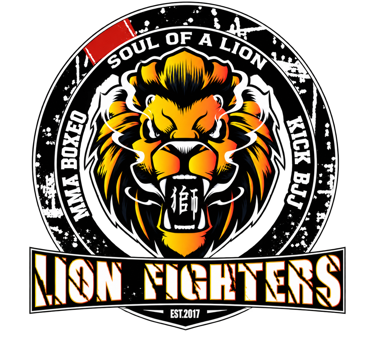Logo oficial Lion Fighters MMA